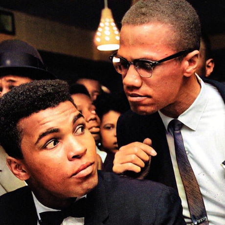 Malcolm X and Muhammad Ali